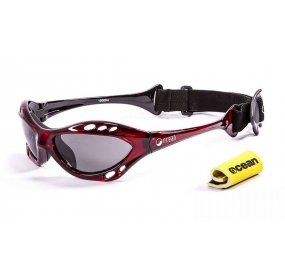 SUNGLASSES RED SMOKE LENS