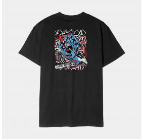 DAMAGED HAND TEE BLK