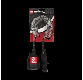leash red paddle coiled