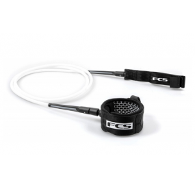 ESSENTIAL LEASH 8 WHITE/BLACK