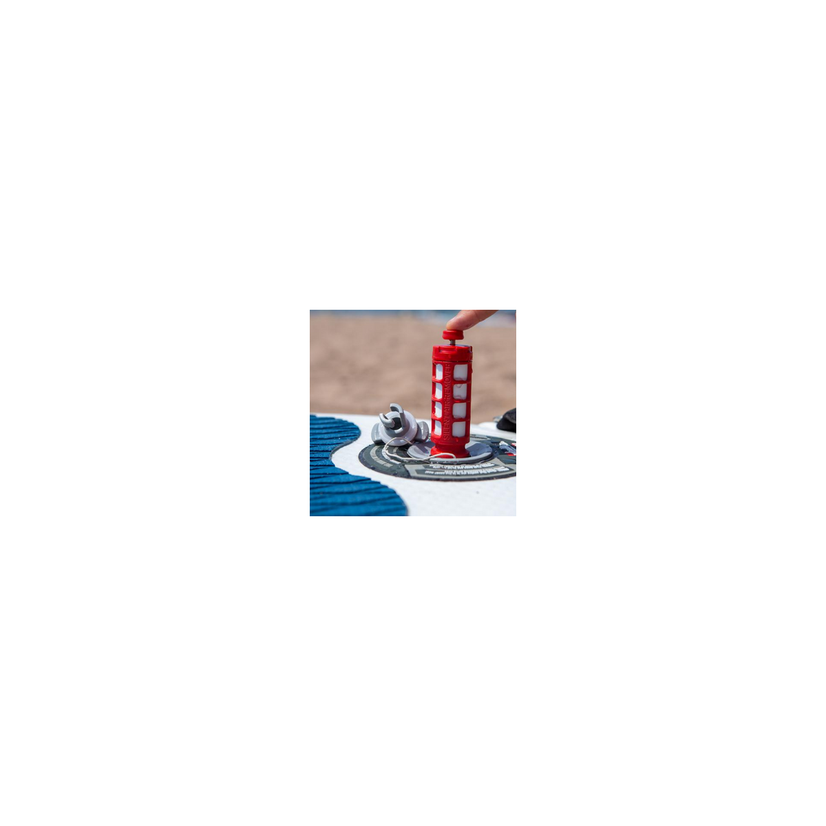 Red Original Silent Air Remover | Deflation Accessory For Inflatable SUP Paddle Boards | Reduces Noise To 80dB