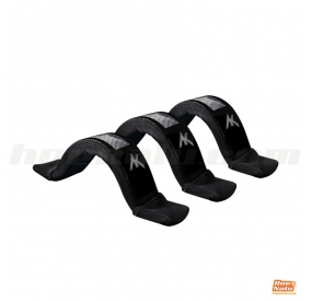 FOOTSTRAPS ETHER BLACK SET OF3